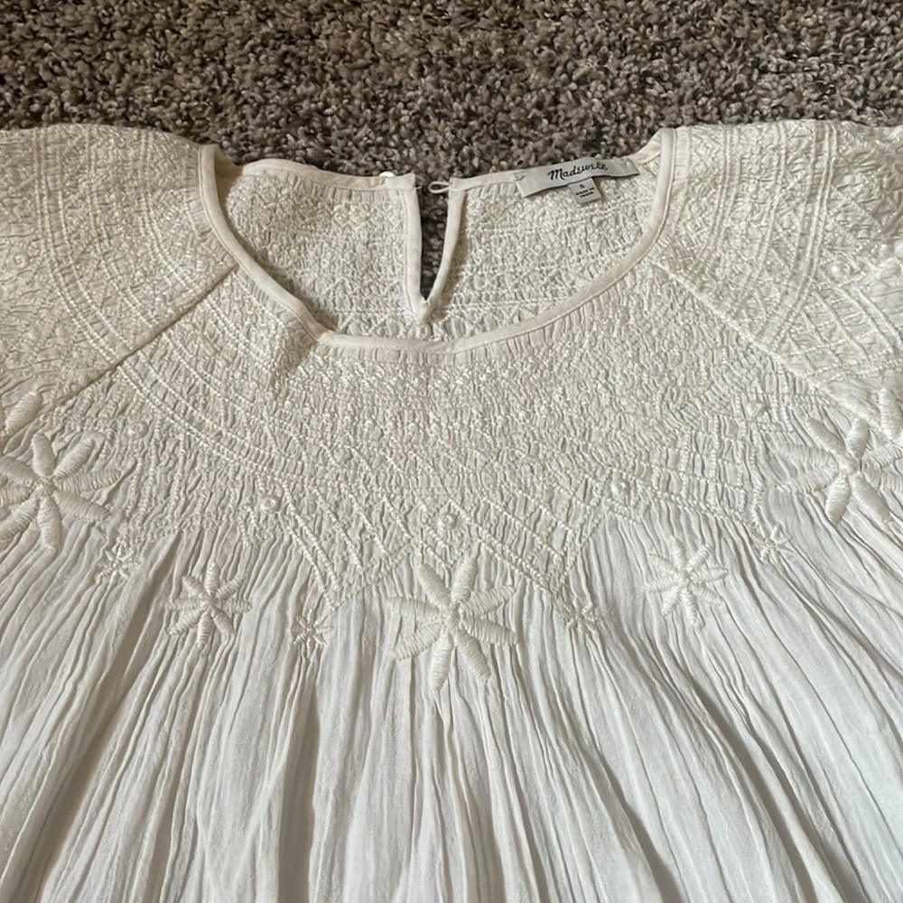 Madewell Flowy Smocked Top